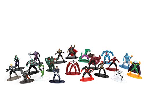 Jada Toys 253225016 Marvel Other 20er Sammelfiguren, Welle 4, 20 Stück/Set, Die-cast, 4 cm, Mehrfarbig von Jada Toys