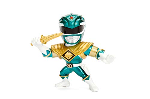 Jada Toys Power Ranger Green Ranger Figur, 10 cm, Die-cast, Sammelfigur, grün von Smoby