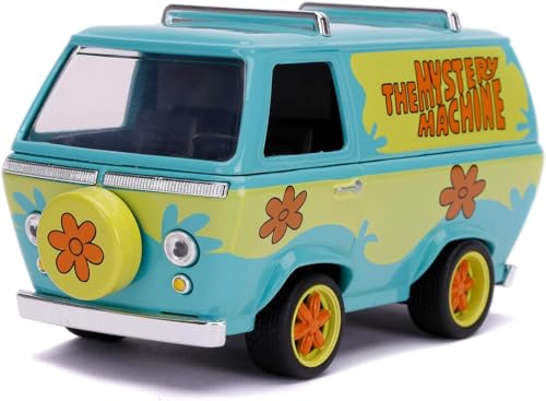 Jada Toys Scooby-Doo Mystery Machine – 1:32, Modellauto aus Zinkdruckguss, öffnende Türen, Freilauf von Jada Toys