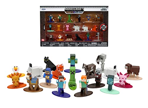 Jada Toys 253265008 Minecraft Multi Pack Nano Figures,ab 3 Jahren, Wave 8, Mehrfarbig von Jada