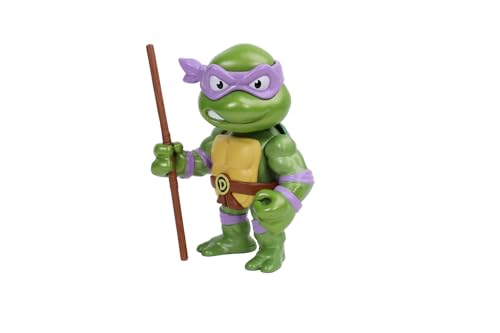 Jada Toys Turtles Donatello Figur aus Die-cast, 10 cm, Sammelfigur, Druckguss, grün/lila von Jada Toys
