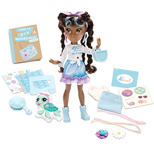 Jada B-Kind ECO Dolls B-Kind: Koral, umweltfreundliche Modepuppe mit Bastelspiel, 255713001 von Jada Toys