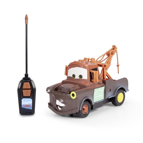 Jada Toys Cars RC Auto Hook (Mater) aus Disney Pixar Cars - ferngesteuertes Auto ab 4 Jahre, RC Single-Drive Spielzeugauto für Kinder, max. 6 km/h, 14 cm von Jada
