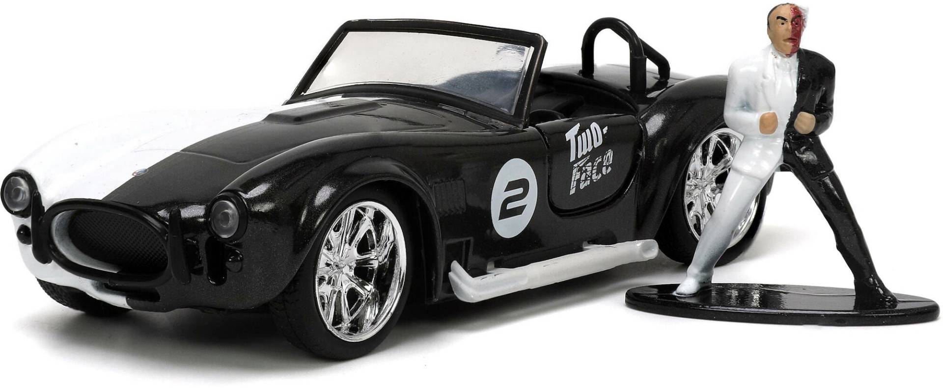 Jada Toys DC Comics Auto mit Figur Two Face & 1965 Shelby Cobra 427 1:32 Jada Toys DC Comics Auto mit Figur Two Face & 1965 Shelby Cobra 427 1:32 von Jada Toys