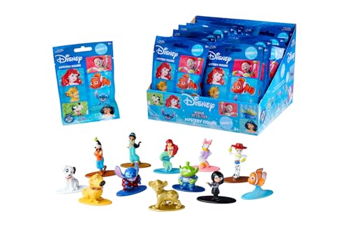 Jada Toys Disney Figur (1x Mystery Figur in Blind Pack) - 1 Überraschungs-Sammelfigur aus 12 Disney Figuren, Nano Metallfigur (4cm) für Kinder & Fans ab 3 Jahre, Serie 2, Schwarz Jada Toys Disney Figur (1x Mystery Figur in Blind Pack) - 1 Überraschungs-Sammelfigur aus 12 Disney Figuren, Nano Metallfigur (4cm) für Kinder & Fans ab 3 Jahre, Serie 2, Schwarz von Jada Toys