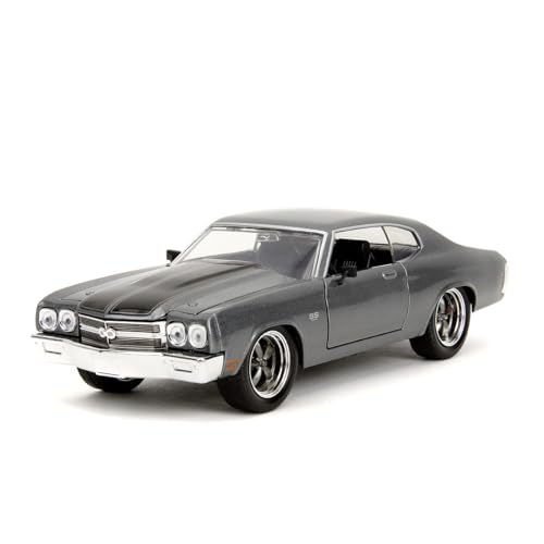 Jada Toys Fast & Furious 1970 Chevrolet 1:24, Grau (Gris Chiné 14) von Jada