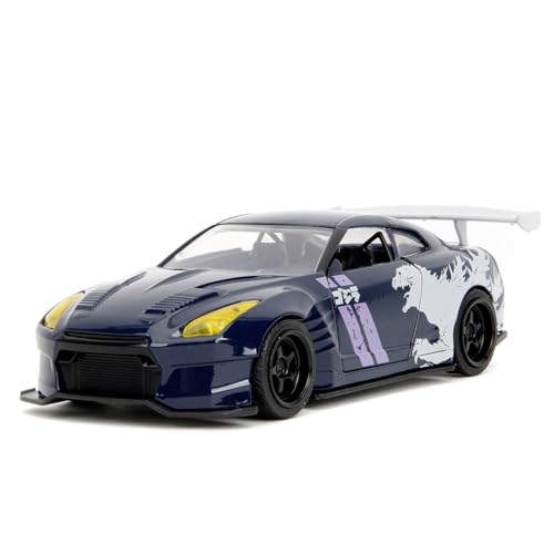 Jada Toys Godzilla Modellauto Nissan GT-R R35 Ben Sopra 2009 - Spielzeug-Auto aus Metall mit Türen zum Öffnen, Maßstab 1:32 (13,5 cm), für Fans & Sammler ab 8 Jahre von Jada