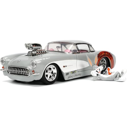 Jada Toys Looney Tunes 1967 Chevy Corvette 1:24, Mehrfarbig, 253255041 von Jada