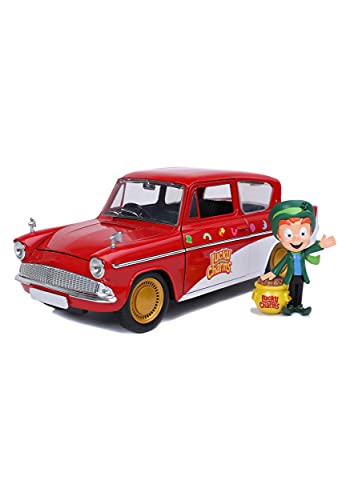 Jada Toys Lucky Charms 1:24 1959 Ford Anglia Die-cast Car and 2.75"" Lucky The Leprechaun Figure, Toys for Kids and Adults Jada Toys Lucky Charms 1:24 1959 Ford Anglia Die-cast Car and 2.75"" Lucky The Leprechaun Figure, Toys for Kids and Adults von Jada Toys