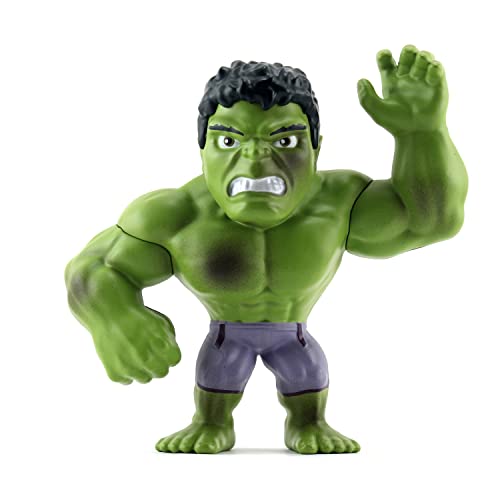 Jada Toys Marvel Hulk Figur, 15 cm, Die-cast, Sammelfigur, grün, One Size von Jada Toys
