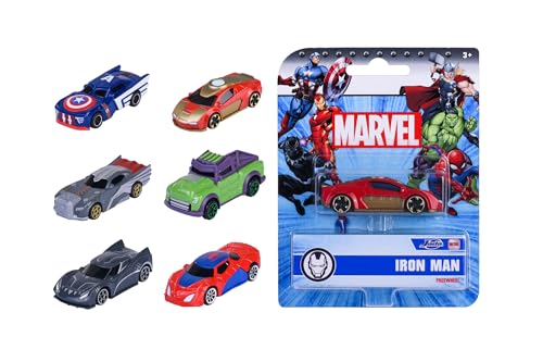 Jada Toys Marvel Single Pack Fahrzeuge, Zufällige Auswahl aus 1 von 6 verschiedenen Marvel Fahrzeugen: Spider-Man, Iron Man, Hulk, Black Panther, Thor und Captain Amercia Jada Toys Marvel Single Pack Fahrzeuge, Zufällige Auswahl aus 1 von 6 verschiedenen Marvel Fahrzeugen: Spider-Man, Iron Man, Hulk, Black Panther, Thor und Captain Amercia von Jada Toys