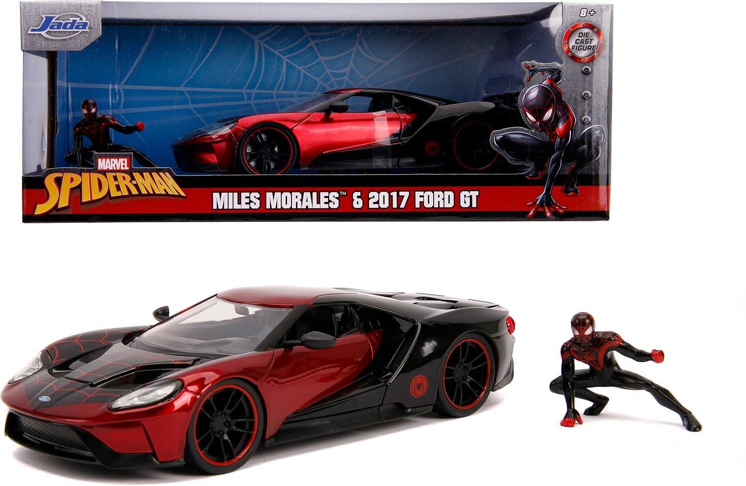 Jada Toys Spider-Man Auto mit Figur Miles Morales 2017 Ford GT 1:2 Jada Toys Spider-Man Auto mit Figur Miles Morales 2017 Ford GT 1:2 von Jada Toys