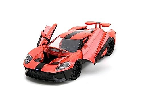 Jada Toys - Pink Slips Modellauto 1:24 Ford GT (2017) - großes Spielzeug-Auto (20,3 cm) aus Metall mit Gummireifen und Teilen zum Öffnen, Auto für Erwachsene und Kinder ab 8 Jahre von Jada