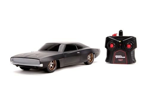 Jada Toys RC Dom's Dodge Charger 1:16, ferngesteuertes Fahrzeug, RC Auto, 253206012, Schwarz Jada Toys RC Dom's Dodge Charger 1:16, ferngesteuertes Fahrzeug, RC Auto, 253206012, Schwarz von Jada Toys