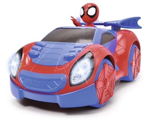 Jada Toys Spidey RC Web Crawler (17 cm) - ferngesteuertes Auto zu Marvel Spidey und Seine Super-Freunde, Spielzeug-Auto mit Fernbedienung für Kinder ab 3 Jahre, max. 6.5 km/h von Jada Toys