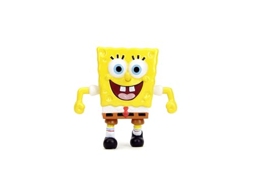 Jada Toys Spongebob Figur (1 Stück) - Zufällige Auswahl aus Vier Sammelfiguren aus Metall (Spongebob, Patrick, Thaddäus oder Mr. Krabs) für Fans und Sammler ab 8 Jahre, Auswahl per Zufallslos, 6,5cm von Jada