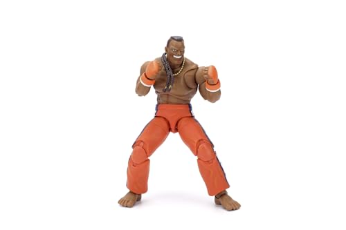 Jada Toys Street Fighter Figur DEE Jay (15 cm) - bewegliche Sammel- und Actionfigur aus Street Fighter 2: The Final Challengers, mit alternativem Kopf, Händen und Zubehör, ab 13 Jahre von Jada