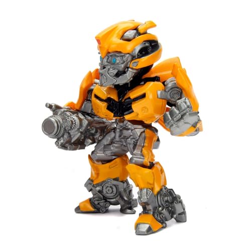 Jada Toys Transformers Bumblebee Figur, 10 cm, Die-Cast, Sammelfigur, gelb, 253111001 Jada Toys Transformers Bumblebee Figur, 10 cm, Die-Cast, Sammelfigur, gelb, 253111001 von Jada Toys