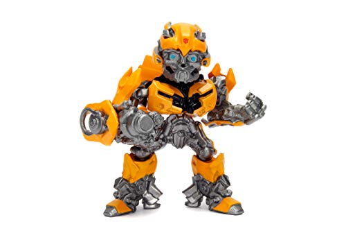 Jada Toys Transformers Bumblebee Figur, 10 cm, Die-Cast, Sammelfigur, gelb, 253111001 von Jada Toys