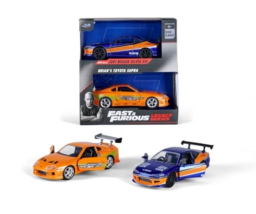 Jada Toys – Twin Pack Nissan Silvia/Toyota Supra Fast & Furious von Jada Toys