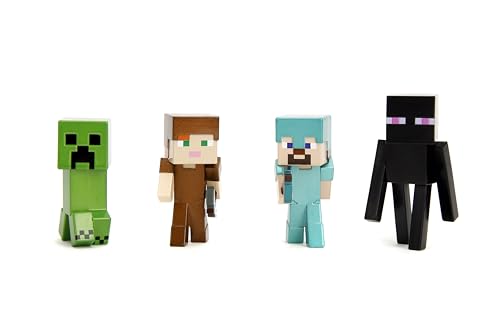 Minecraft 6,3 cm, 4er-Pack (Wave 3) von Jada