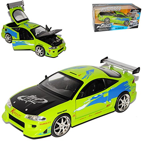 Mitsubishi Eclipse Grün Brian´s Paul Walker The Fast and The Furious 1/24 Jada Modell Auto Mitsubishi Eclipse Grün Brian´s Paul Walker The Fast and The Furious 1/24 Jada Modell Auto von Jada Toys