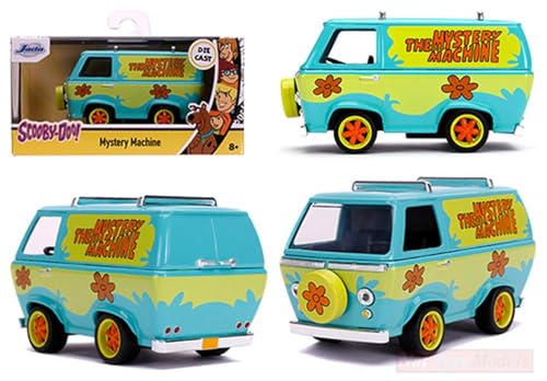 NEW JADA Toys JADA32040 Scooby DOO Mystery Machine 1:32 MODELLINO DIE CAST Model kompatibel mit von NEW