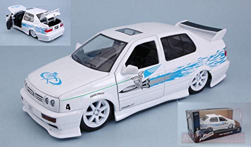 NEW JADA Toys JADA99591 Jesse Volkswagen Jetta Fast & Furious 2001 White 1:24 Model NEW JADA Toys JADA99591 Jesse Volkswagen Jetta Fast & Furious 2001 White 1:24 Model von Jada Toys
