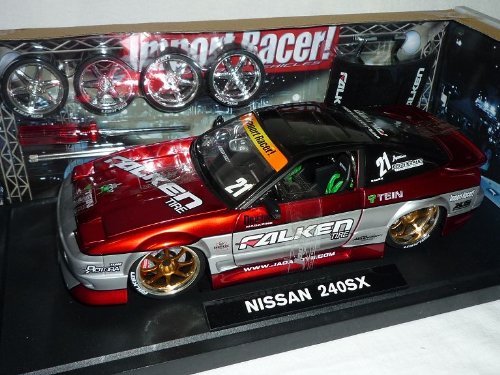 Nisan 240sx 240-sx Rot Tuning 8 Fach Bereift 1/18 Jada Modellauto Modell Auto Sonderangebot von Jada Toys