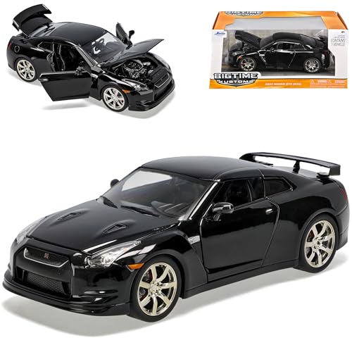 Nisan Skyline GT-R R35 Coupe Schwarz Ab 2008 1/24 Jada Modell Auto von Jada Toys