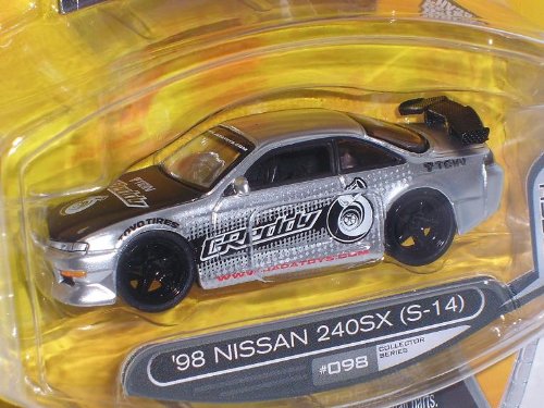 Nisan 240-sx 240sx Silber S-14 S14 Tuni 1/60 1/64 Jada Modellauto Modell Auto von JADA