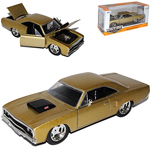 Plymouth Road Runner Champagner Beige 1970 1/24 Jada Modell Auto von Jada Toys