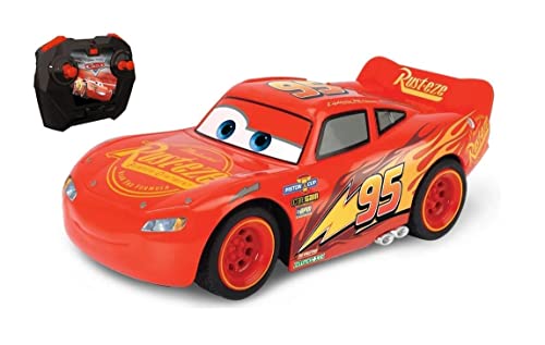 Smoby Toys Majorette – Pixar – Cars 3 – Funkauto Flash McQueen – 17 cm – Turbo-Funktion – 203081005 von Jada Toys