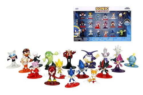 Jada Toys Sonic The Hedgehog Druckguss-Figuren, Spielzeug für Kinder und Erwachsene, 4,2 cm, 18 Stück Jada Toys Sonic The Hedgehog Druckguss-Figuren, Spielzeug für Kinder und Erwachsene, 4,2 cm, 18 Stück von Jada Toys