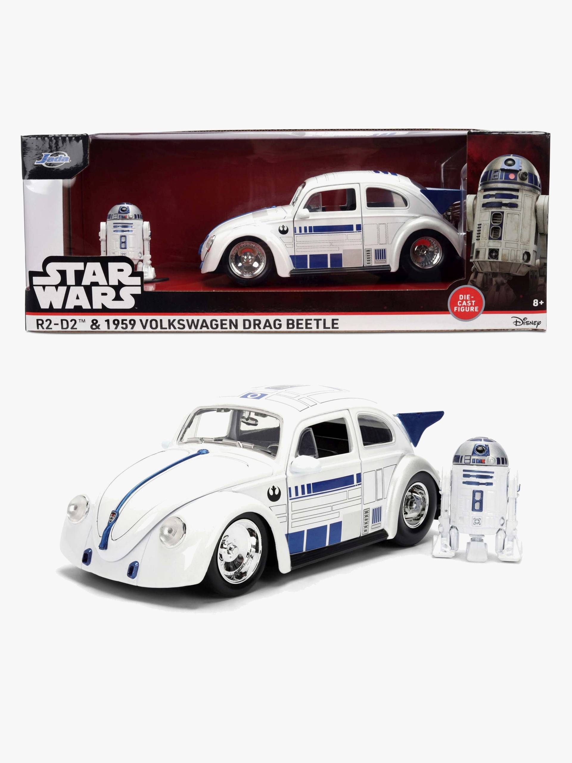 Star Wars R2D2 1959 VW Drag Beetle Spielzeugauto 1:24 Star Wars R2D2 1959 VW Drag Beetle Spielzeugauto 1:24 von Jada Toys