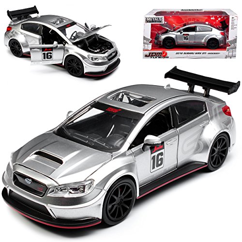 Subaru Impreza WRX STI Silber Widebody Ab 2014 1/24 Jada Modell Auto von Jada Toys