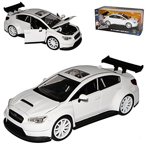 Subaru Impreza WRX STI Weiss Ab 2014 Mr Little Nobody´s The Fast and Furious 8 1/24 Jada Modell Auto von Jada Toys