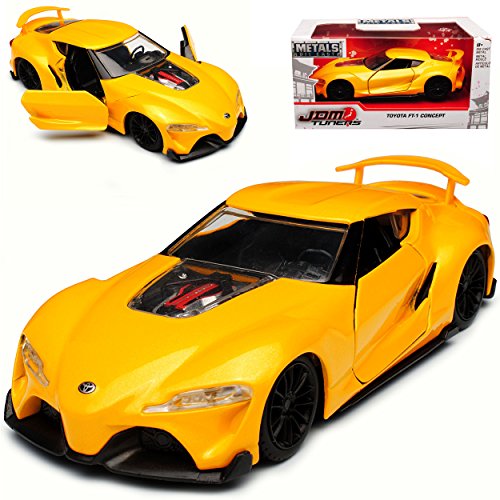 T*o*y*o*t*a FT-1 Concept Coupe Gelb Studie T*o*y*o*t*a Supra 2018 1/32 Jada Modell Auto T*o*y*o*t*a FT-1 Concept Coupe Gelb Studie T*o*y*o*t*a Supra 2018 1/32 Jada Modell Auto von Jada Toys