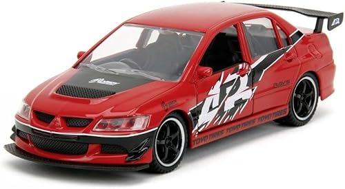 Jada Fast und Furious Diecast Modell 1/32 MITSUBISHI LANCER EVOLUTION IX rot Toys von Jada