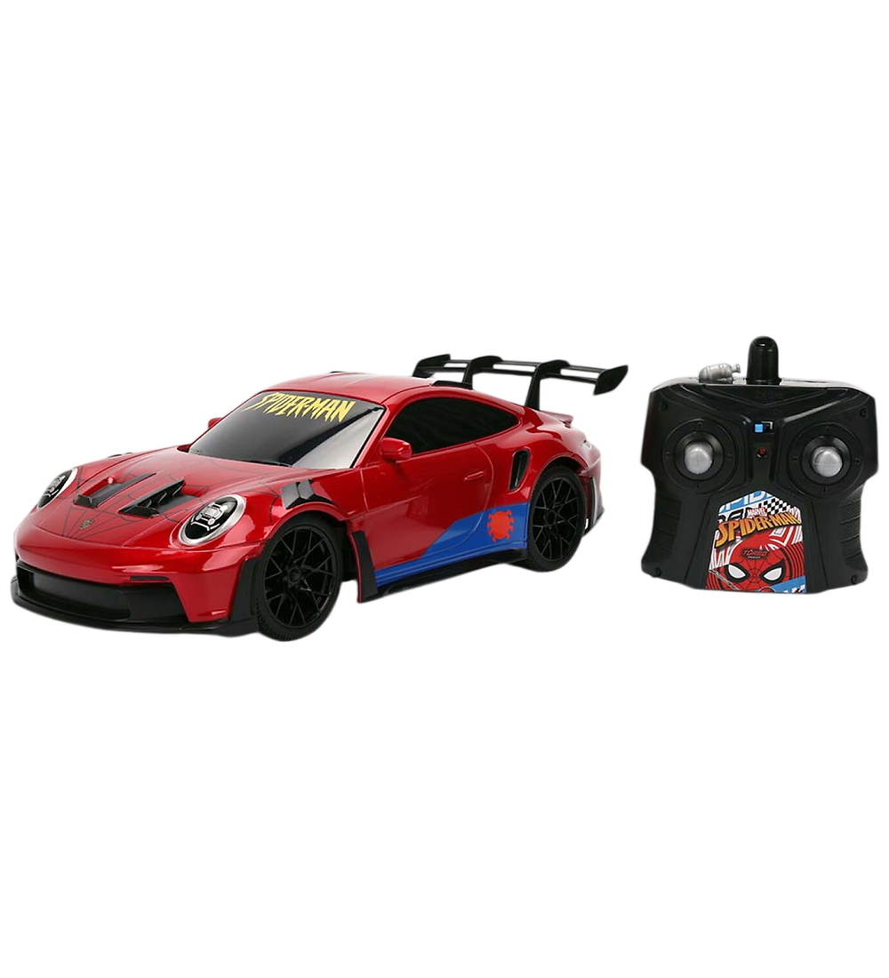 Jada Ferngesteuert Auto - Spider-Man - Porsche - 29 cm - Jada - One Size - Autos von Jada