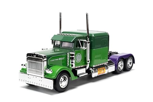 Jada Hollywood Rides 1:24 Die-Cast 1992 Peterbilt 379 Big Rig Box Hulk Edition – Türen zum Öffnen, Gummireifen, detaillierter Innenraum – Marvel Lizenziertes Sammlerstück ab 8 Jahren Jada Hollywood Rides 1:24 Die-Cast 1992 Peterbilt 379 Big Rig Box Hulk Edition – Türen zum Öffnen, Gummireifen, detaillierter Innenraum – Marvel Lizenziertes Sammlerstück ab 8 Jahren von Jada
