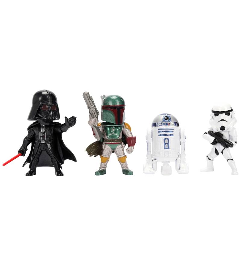 Jada Star Wars Spielfiguren - 6,5 cm - 4er-Pack - Jada - One Size - Spielzeugfiguren von Jada
