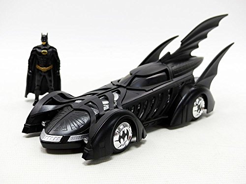 Jada Toys – Batman Forever mit Figur Batmobil, Miniatur-Fahrzeug, 98036BK, Schwarz, Maßstab 1:24 Jada Toys – Batman Forever mit Figur Batmobil, Miniatur-Fahrzeug, 98036BK, Schwarz, Maßstab 1:24 von Jada Toys