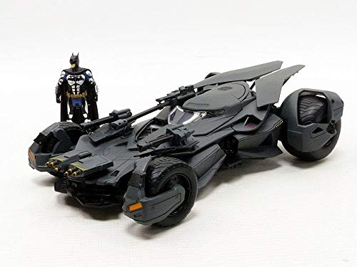 Jada Toys Batman vs Superman Justice League 2016 Batmobil, Miniatur-Fahrzeug, 99232BK, Schwarz, Maßstab 1:24 von Jada Toys