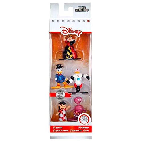 Jada Toys Disney Nano Metalfigs Diecast Mini Figuren 5er-Pack Wave 2 4 cm, SB-84423-99344, Farbig von Jada