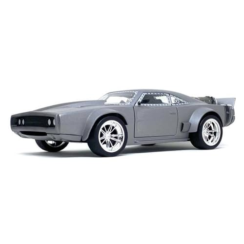 Jada Toys – Dodge Ice Charger – Dom – Fast and Furious 8 – Maßstab 1:24 – Grau – 98291S von Jada