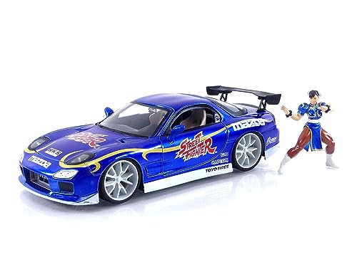 Jada Toys – MAZ RX-7 mit Chun-Li Figur – 1993-1/24 Jada Toys – MAZ RX-7 mit Chun-Li Figur – 1993-1/24 von Jada