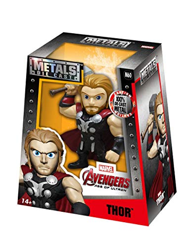 Marvel Avengers Movie Thor - Metalfigs 10cm Sammelfigur 97712 detailgetreue Gestaltung, aus hochwertigem Diecast-Metall, verpackt in edler Fensterbox von Jazwares