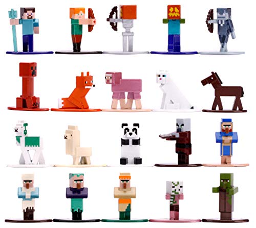 Jada Toys Minecraft 20-Pack Nano Sammelfiguren, Welle 3, 20 Stück/Set, Die-cast, 4 cm Jada Toys Minecraft 20-Pack Nano Sammelfiguren, Welle 3, 20 Stück/Set, Die-cast, 4 cm von Jada