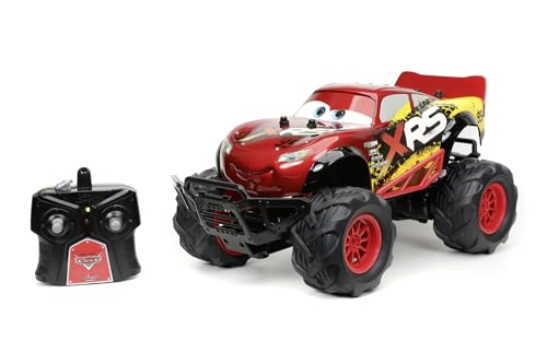 Jada Toys RC Lightning McQueen Off Road 1:14, Mehrfarbig von Jada
